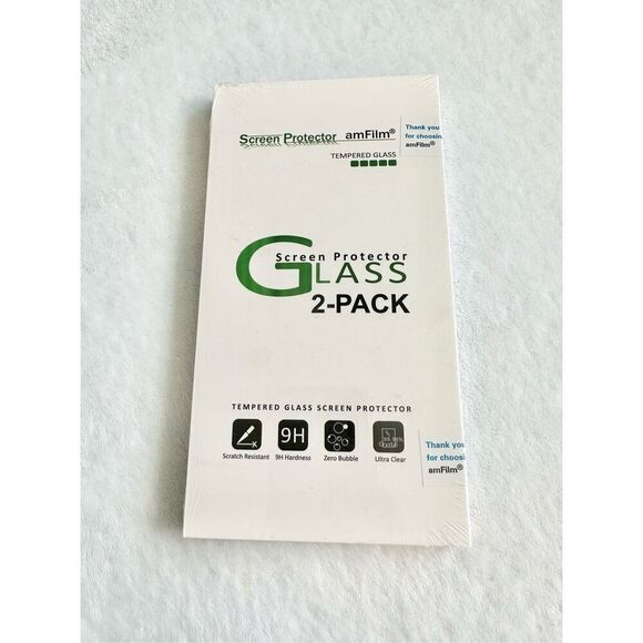 screen protestor GLASS 2-PACK TEMPERED GLASS SCREEN PROTECTOR - Picture 1 of 2